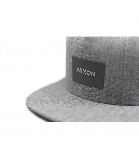 Nixon heather grey trucker